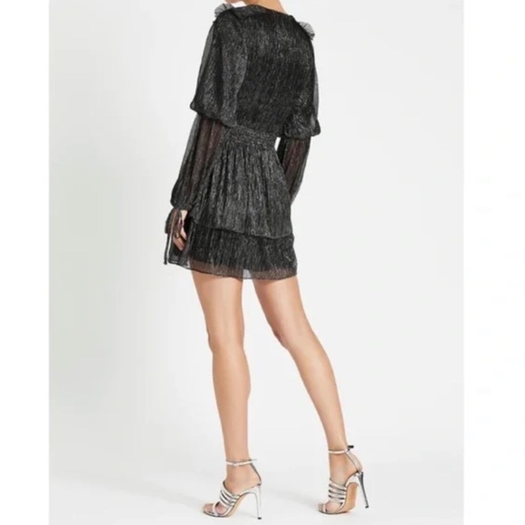 MISA LOS ANGELES Maeryn Metallic Mini Dress size M - Picture 7 of 14